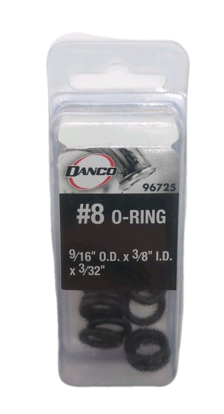 Danco 96725 #8 O-Ring 9/16&#39;&#39; O.D. x 3/8&#39;&#39; I.D. x 3/32&#39;&#39;  - $1.95