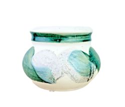 Kravec Studios Candleholder Pottery Leaves - $22.77