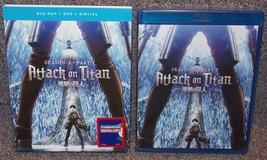 Attack On Titan Season 3 Part 1 Blue Ray DVD Brand New Factory Sealed - £44.33 GBP