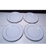 4 Noritake Contemporary Fine China Tahoe Accented Salad Plates ~~ nice ones - £31.60 GBP