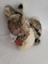 Fine Toy The Old Classics Bunny Rabbit Plush Stuffed Animal Brown Tan Black Spot - £19.76 GBP