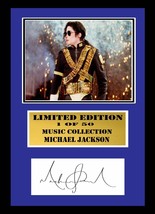Michael Jackson Signed Mount Framed 83 - £12.59 GBP