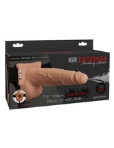 SQUIRTING PENIS EXTENSION EJACULATING STRAP ON FETISH FANTASY DILDO WITH BALLS - $1,297.74 MXN