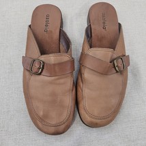 Azaleia Leather Slip-ons Flats Slides Women&#39;s Size 8 Career Casual - $22.00