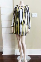 $425 AUTH Diane Von Furstenberg DVF Cut Out Silk Print Dress  - £46.92 GBP