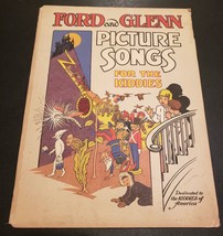 Ford and Glenn Picture Songs for the Kiddies - 1927 - Scarce Rare Vintag... - $78.20