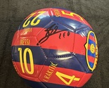 Lionel Messi Signed Barcelona Full Size Soccer Ball COA - £391.49 GBP