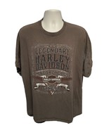 Legendary Harley Davidson Motorcycles Hudson Valley Nanuet Adult Gray 2X... - $17.82