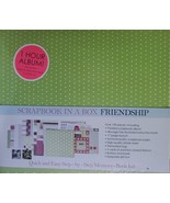 Scrapbook in a Box Friendship 150 plus pieces Memory Book Craft Kit - BR... - $883.20 MXN