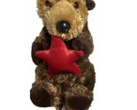 Aurora Brown Sea Otter  Holding Star  Realistic Plush Stuffed Animal 9.5... - £4.33 GBP