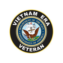 Vietnam Era Navy Veteran Military Vinyl Decal Sticker Car Truck Bumper Etc - $1.49+
