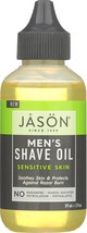 JASON Men&#39;s Sensitive Skin Shave Oil, 2 oz. - £7.08 GBP