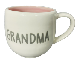 Grandma Coffee Mug with &quot;I Love You&quot; Written Inside DEI White Pink ~ Dennis East - £22.29 GBP