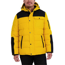 Nautica Men’s Mixed Media Parka  , Size S , Yellow - £48.56 GBP