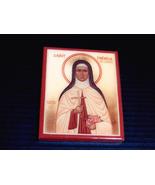 4.5&quot; x 6&quot; Laminated print on wood with “Lumina Gold”. From Monastery Ico... - £7.20 GBP