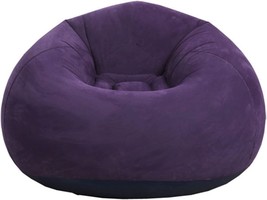 Calidaka Bean Bag Chair (No Filler), Air Sofa Outdoor Inflatable Lazy, Blue. - £25.96 GBP