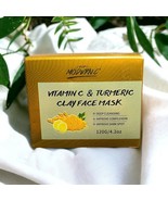 POP MODERN.C Turmeric Vitamin C Clay Mask Deep Cleansing Facial Skin Care Heals - $30.86
