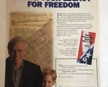 Vintage 1999 NRA President Charlton Heston Print Ad Advertisement  pa5 - $6.92
