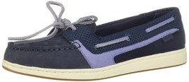 Sperry Women Starfish Pin Perf Boat Shoes STS87336 Navy Size 10 M (B) - $49.50