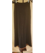 BCBG Max Azria Collection Black Beige Lace Long Skirt Size 0 Wool Blend - £19.70 GBP