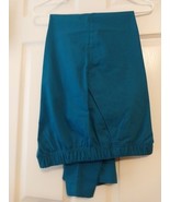 Ladies Slacks Size Medium, Blue With Pockets, Elastic Waist,  - $12.25 CAD