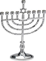 Rite Lite Chanukah Mini Menorah Set with Candles - Aluminum Hanukkah Men... - £15.45 GBP