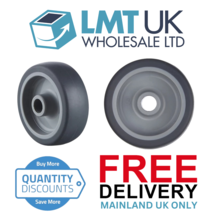 5 x Tente Rubber Wheel On Axle Suitable Fixed Furniture 50 (W) 18mm 35kg - £4.89 GBP