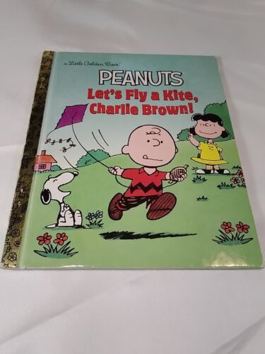 a Little Golden Book~ Peanuts Let&#39;s Fly A Kite, Charlie Brown! 2015 - $3.96