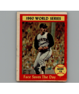 1961 Topps Set-Break #310 - 1960 World Series Game 5 - Face Saves The Da... - £3.09 GBP