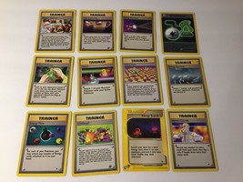 12 Vintage Pokemon Trading Cards Pokemon 1 Energy &amp; 11 Trainer Cards  SJPP-45 - £3.98 GBP
