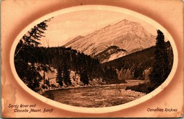 Spray River and Cascade Mount Banff Alberta Canada 1910s DB Postcard - £11.01 GBP