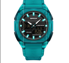 Watch Men Multifunction Wristwatch Alarm Waterproof Sports Electronic Wa... - $38.99