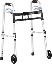 Folding Walker for Seniors with 5” Front Wheels, Width Adjustable Compac... - $2,064.04 MXN
