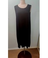 Gap XXL Swing Dress Sleeveless Black Trapeze Style Flowy Pullover Lightw... - €14,65 EUR