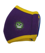 Unisex Purple Yellow Face Mask For Kids Reusable Cotton Mouth Cover Prot... - $170.30 MXN