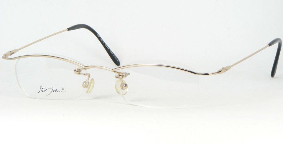 Sir John Mod. 4382 Col. C05 GOLD EYEGLASSES GLASSES METAL FRAME 47-18-145mm - $29.70