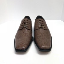 Bolano Men&#39;s Brown Dress Shoes Oxfords Man Made Material Sizes 10 - 10.5 - £39.04 GBP