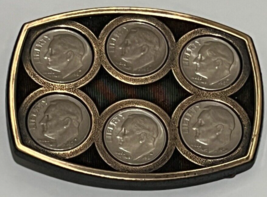 Coin Collector Roosevelt Dime Belt Buckle - $28.49