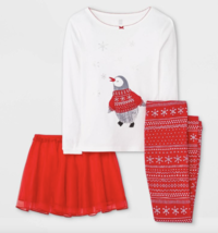 Just One You® Toddler 3pc Penguin Tutu Pajama Set, Red/White, 2T - £6.70 GBP