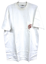 VTG NOS 70s Velva Sheen Graphic T-Shirt Unworn Cotton White XL - $67.32