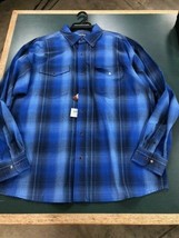 Panhandle Slim Blue Long Sleeve Shirt, Men - £27.89 GBP
