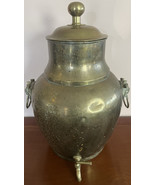 Antique Brass Chinese Hot Water Pot/Urn/Samovar With Foo Dog Handles - €42,90 EUR
