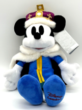 Disney Parks King Mickey Mouse Plush United Kingdom London Epcot NWT 2024 - £38.72 GBP