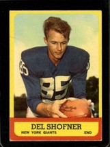 1963 Topps #50 Del Shofner Vg Sp Ny Giants *XR25621 - £9.40 GBP