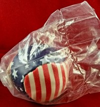 Hacky Sack Footbag Kickball American Flag Patriotic USA Red Blue 2in. Novelty 3+ - £6.27 GBP