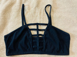 Tarea by Rue 21 Juniors XL Black Strappy Unlined Bralette Lightweight  - £8.69 GBP