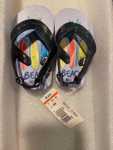 Babies R Us Boys Flip Flops BEACH BUM Size 3/4 *NEW w/Tags* i1 - €6,08 EUR