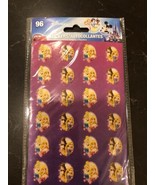 96pc Disney Princess Stickers Cinderella Belle Repunzel Aurora ~ 7/8&quot; 4 ... - $51.59 MXN