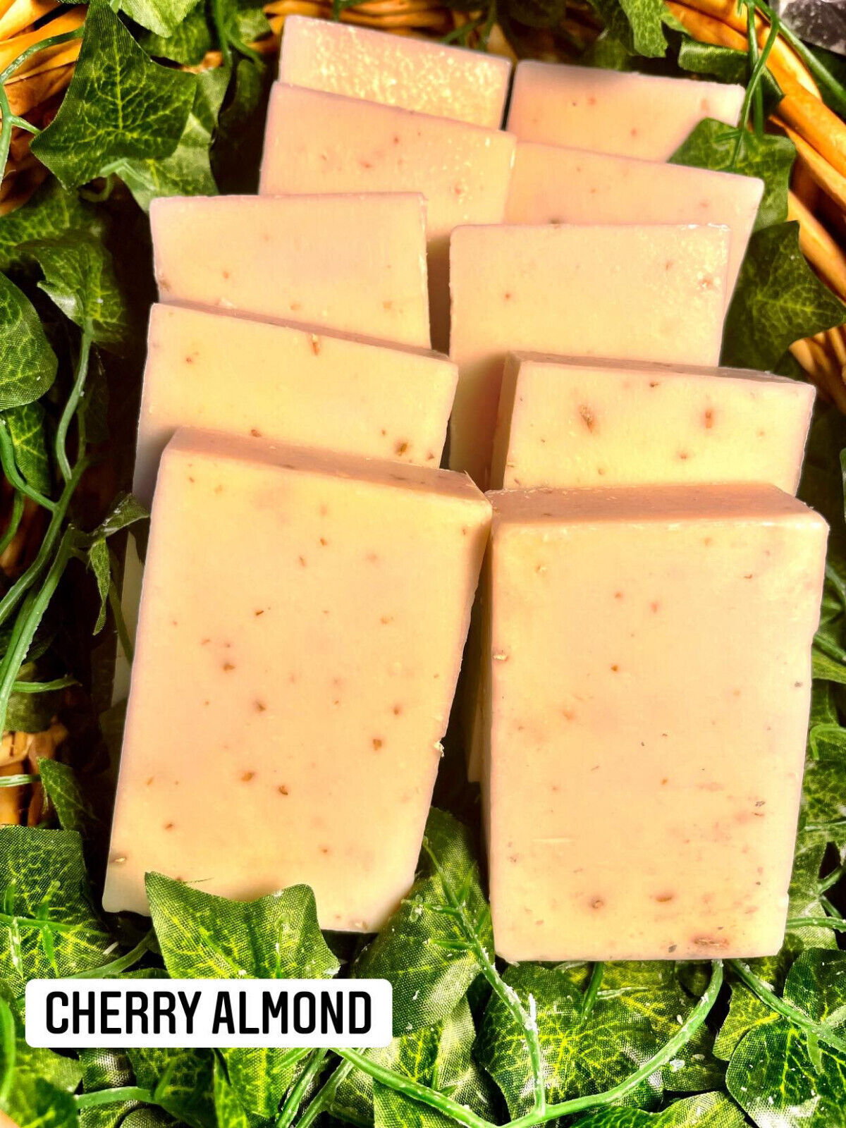 Primary image for melscential Brand Body Soap-4.8oz bar-Cherry Almond-Hand Made-Cold Process