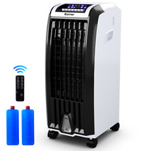Costway Evaporative Portable Air Cooler Fan Anion Humidify with Remote C... - $156.99